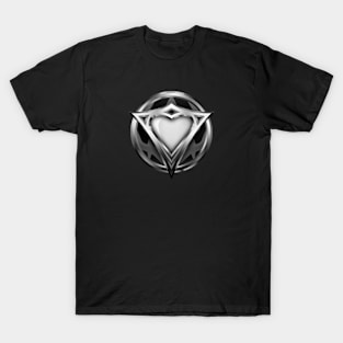 Silver heart 3D render T-Shirt